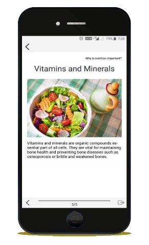 Mobile Learning Module on Nutrition