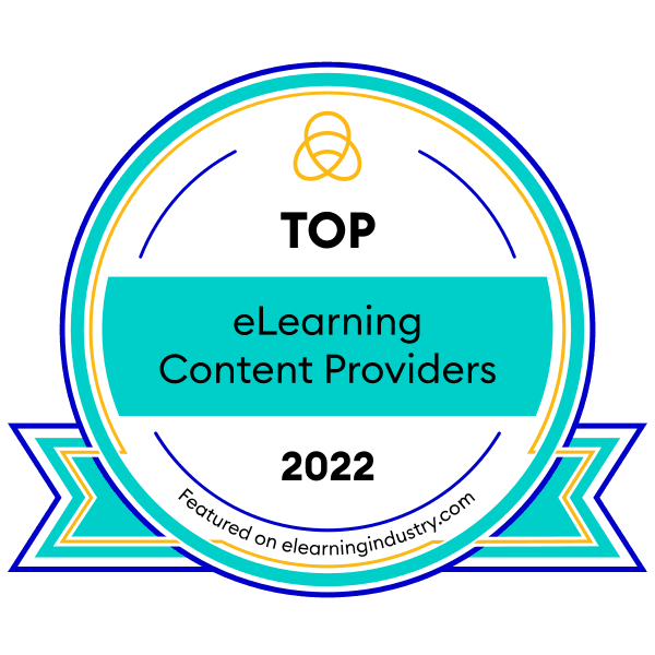 Tesseract Learning awarded as Top eLearning Content Provider for 2022 by eLearning Industry
