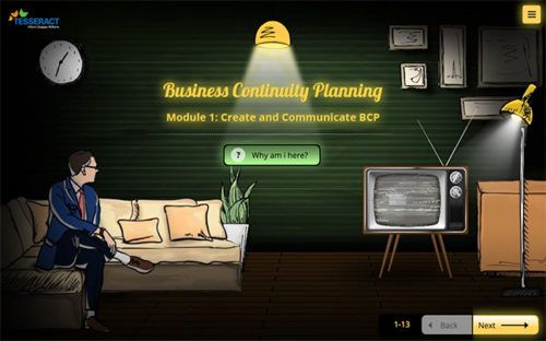 Business continuity planning module